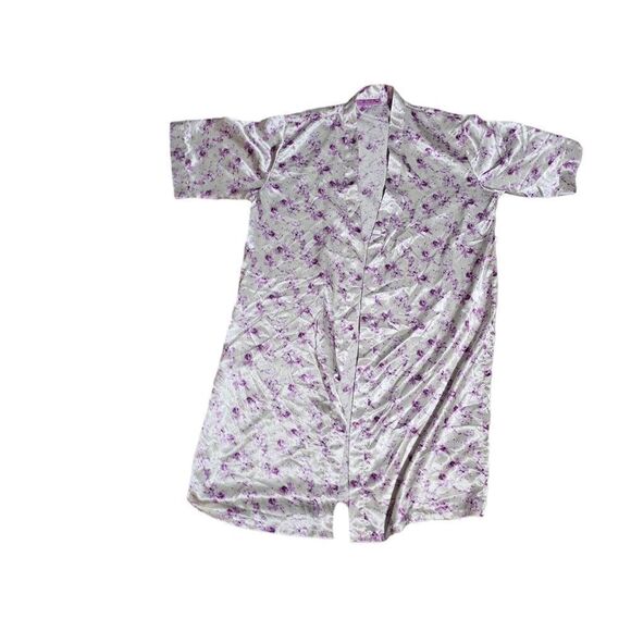 Women's DO NOT DISTURB Floral Robe Y2K - Picture 1 of 5